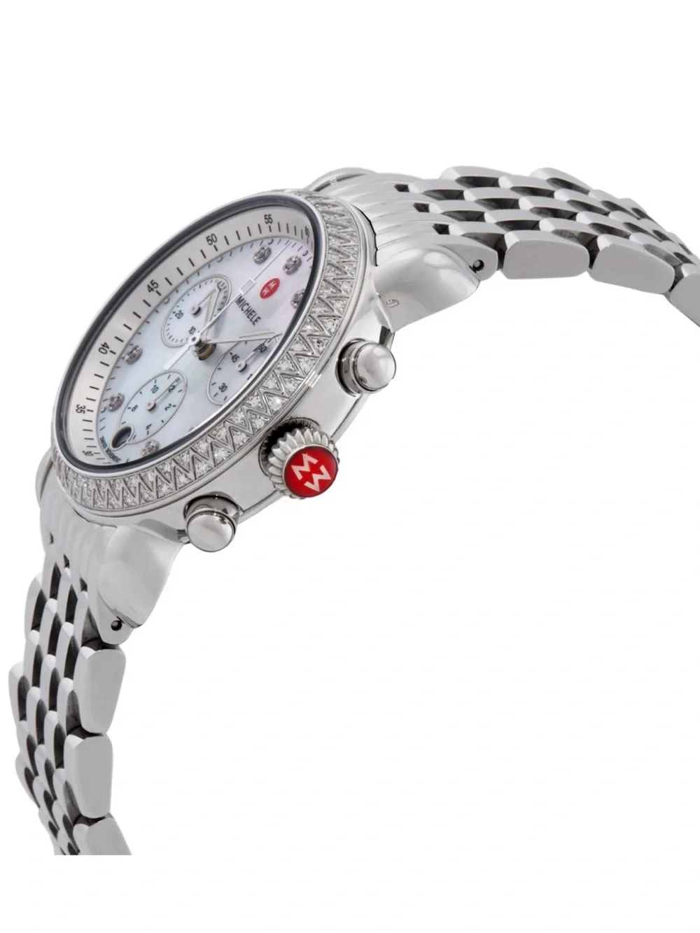 Michele CSX Quartz Diamond Ladies Watch